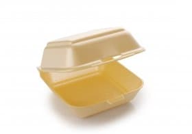 500 x HP6 Polystyrene Takeaway Food Boxes | Fish Chips Burger | Catering