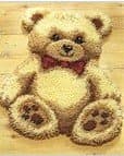 Latch Hook Rug Kit"Cuddly Teddy"52x42cm Shaped