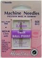 Hemline Ball Point Twin Medium Machine Needles - Size 80/12