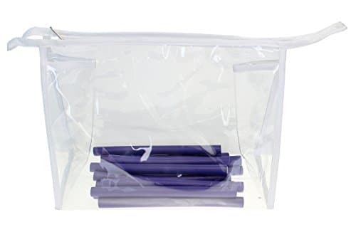 Magical Flexible Professional Curling Rollers + Envelope – Long Accessory Soft – For Curly Hair, Wavy, Ringlets Roller (Permanent) – Hair Curler Roller 12 pezzi grandi