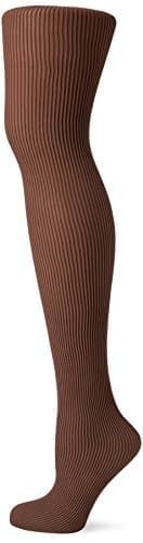 Dim Women's Plain Opaque Ribbed Tights –  -  Beige - 4