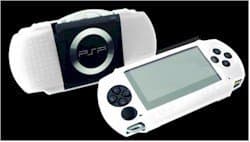 Exspect White Silicone Graphic Skin with Screen Protector (PSP)