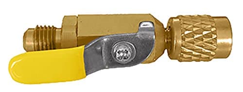 ACTECMAX 1/4" SAE REFRIGERANT BALL VALVE YELLOW