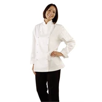 Whites Chefs Apparel B099-M Ladies Chefs Jacket, Medium