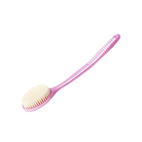 Godess4 Pink Circular soft fur Long handle Bath brush Mud massage Shower brush Toiletries 2*35