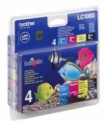 Brother - Ink value pack bk+c+m+and pages 3 x 400 + 500, lc1000valbp (pages 3 x 400 + 500)