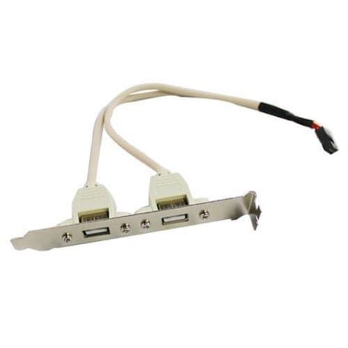 Gehoiya Motherboard Cable Adapter USB 2.0 Rear Panel Bracket