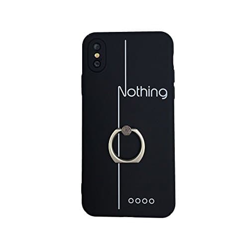 Slim iPhone Case X Apple,Ultra-Thin iPhone X Case Ring Holder,Simple Stylish Fully Protective PC Soft Apple iPhone Case (iPhone X, Ring Holder)
