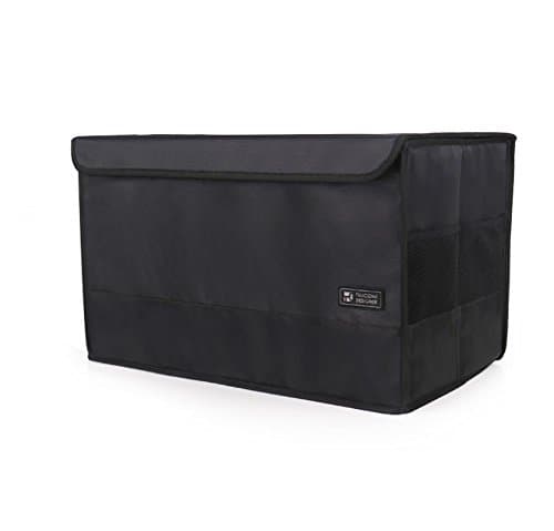 TOCHENG Folding Trunk Organizer Car storage Box , black