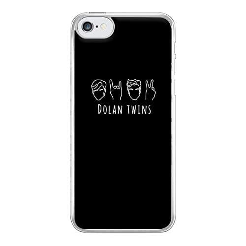 Fun Cases Grayson, Rock, Ethan, Peace - Dolan Twins Phone Case - iPhone 8+ Compatible