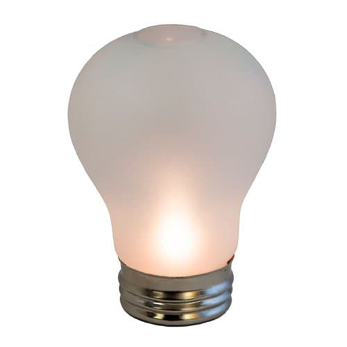 Bluw Light Bulb Tealight Holder, Frosted White