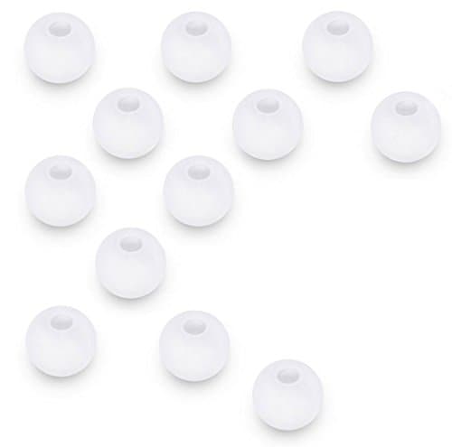 PENCILUPNOSE® Replacement Medium Earbuds Tips Buds (white x 12) (11cm)