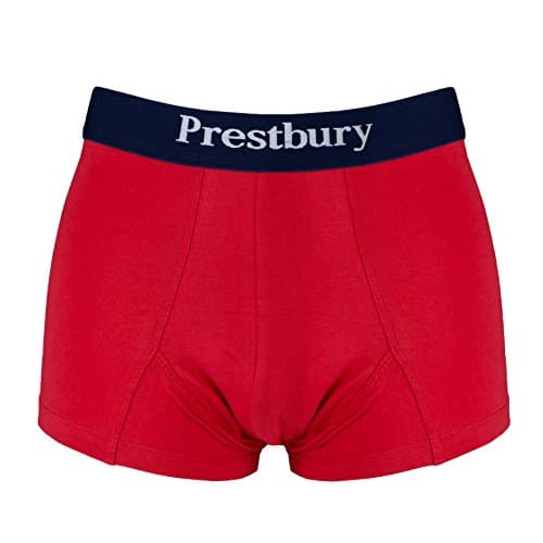 Prestbury Boxer Trunk Underwear in Red 1Pack (Medium)