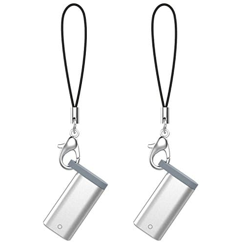 Apple Pencil Charging Adapter, ATiC 2-PACK Portable Lightning Charging Cable Connector Female to Female Cable Convertor for Apple iPad Pro Pencil, SILVER