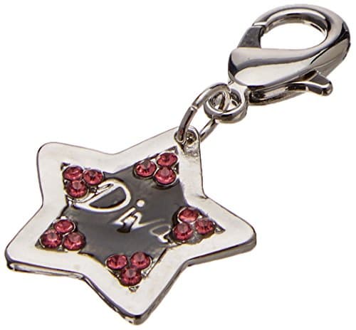 Leather Brothers Diva Star Collar Charms, Medium, Pink