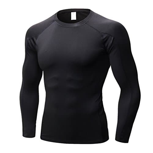Mens & Boys Super Thermal Compression Base Layer Top Long Sleeve Under Shirt,Men's Boy's Total Compression Fast Dry Base Layers Top Long Sleeve Armour Gear Under Shirt