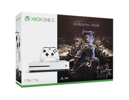 Microsoft Xbox One S 1TB with Shadow of War
