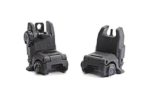 NEW Tactical Folding Front &amp; Rear Polymer Flip Up BUIS Sights