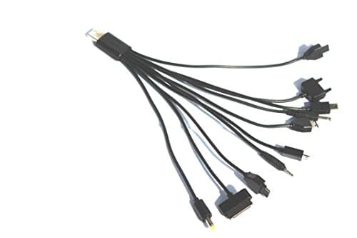 10 in 1 Universal USB Charger Cable for iPhone iPod PSP Nokia LG Samsung With Lightning Adapter