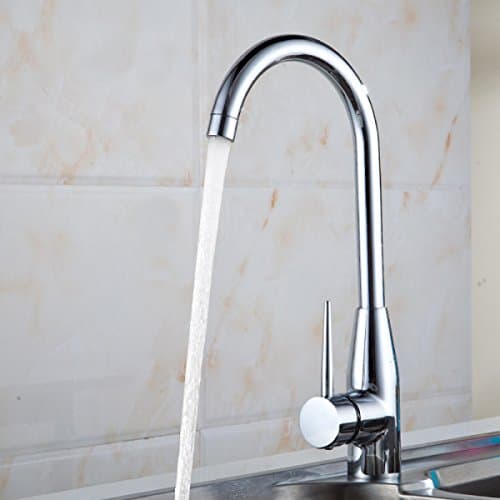 LDONGSH Kitchen Hot And Cold Mixed Water Pots All Copper Drawing Electroplating Faucet Tap