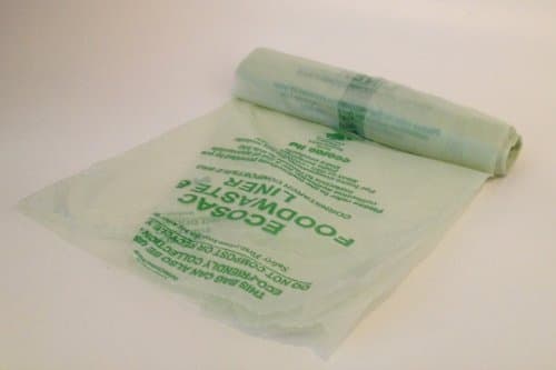 Ecosacs 100 Compostable Biodegradeable Compost Caddy Liners, 5-7 litre