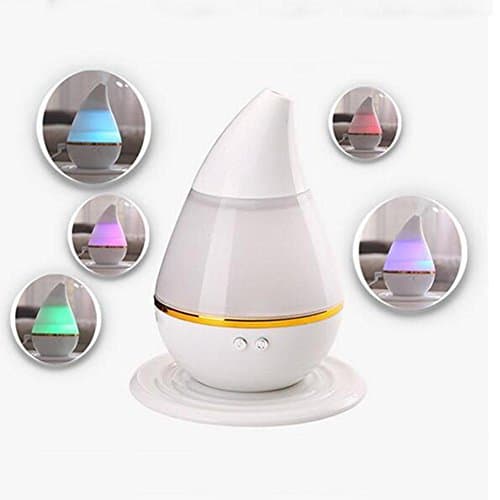 Aroma Diffuser Air Purifier with 7 Colour LED Lights，Ultrasonic Humidifier, Diffuser of Essential Oils, Car air purifier , Whisper-Quiet（ USB）