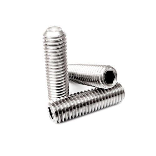 Grub Screws (Socket Set) Stainless Steel A2 M2,M3,M4,M5,M6,M8 (M2.5X8 (Pack of 10))