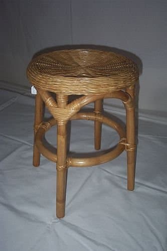Rattan Stool 62 Honey-Coloured
