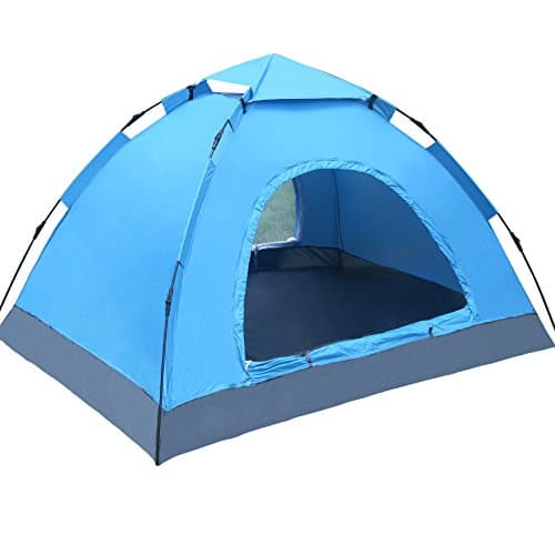 Automatic Tent, Wonbor Camping Beach Dome Waterproof Folding Tent Portable Outdoor Cabana Anti UV and Sun Shelter with Carrying Bag for 2 or 3 Person