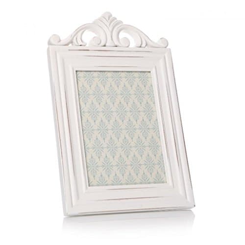 Antique White Scroll Shabby Chic Photo Frame 5 x 7