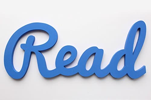 Read Wooden Plaque, School, Library, Studing Room Decor, Back to School, Book Shop, Signs Personalised Gifts, Mia Studio, Sheld decor,Contact the Seller via Amazon message to provide the name and colour