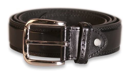 Hawkdale Mens Leather Belt - Plain Or Patterned - 1.25" (30mm) Width # 814-400 (Large, Pack of Black and Brown)