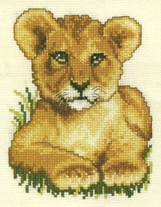 Pako Lion Cub Cross Stitch Kit