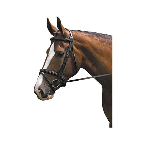 Jeffries Premier Bridle Headstall Snaffle Bridle Full Size black