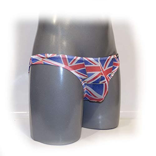 Men's Thongs Bulge Pouch String Union Jack Size M
