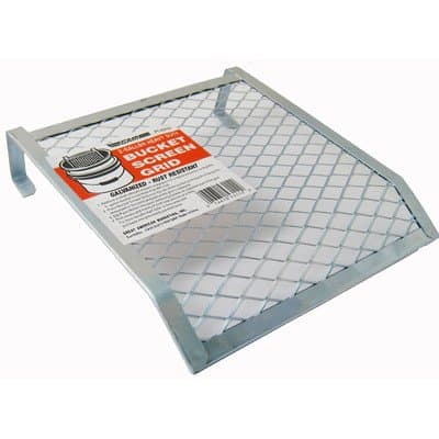 Gam Paint Brushes 2 Gallon Galvanized Bucket Screen Grid PT03112