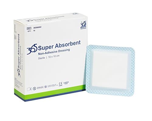 365 Super Absorbent Dressing 20 x 20 cm - Pack of 10 (Ref 36590084)