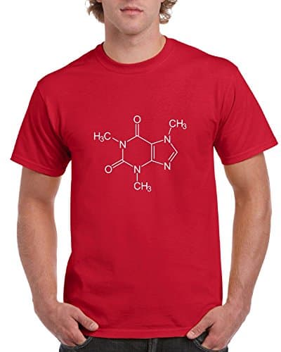 Caffeine Molecule - Science Coffee Men’s T-Shirt