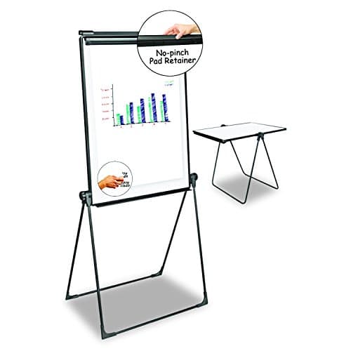 Universal 28.5 x 37.5 in. Foldable Easel Dry Erase Board [Camera]