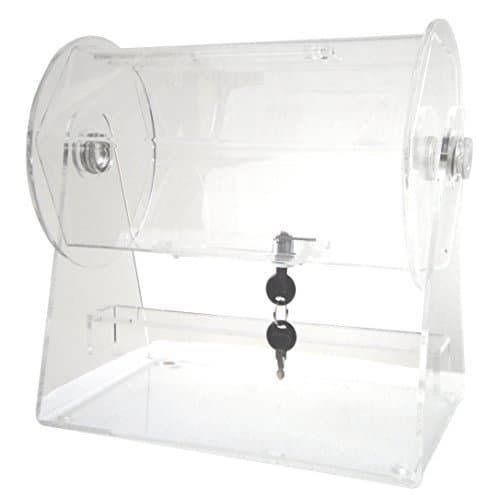 Merske Acrylic Small Raffle Ticket Drum by Merske