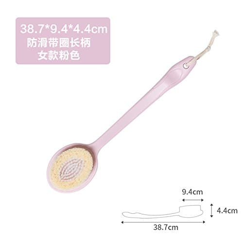 JJWZAA Bath Brush Loofahlong-Handle Bath Brush,Back Bath,Bath Towel,Bath,Adult Fur,Back Bath Brush,B Big Head Brush Female