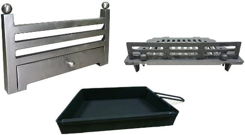 ATLANTA SOLID FUEL KIT 16" /FIRE FRONT/FRET/ASH PAN/GRATE/LOG/WOODBURNER/MULIT FUEL