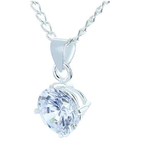 TJH Collection Silver CZ Necklace GWP