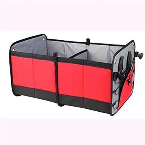 RIRI Trunk Organizer With Rope Handles,Compartment Board Foldable Great For Home,Car, SUV, Truck