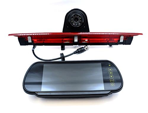 Ford Transit IR LED Brake Light Rear View Reversing Camera + 7 Inch Monitor Kit
