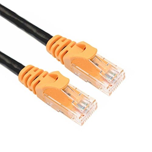 A.P 15m Ethernet Gigabit Lan Network Cable (RJ45) Advanced CAT.6 - 10Gbps 600MHz |10/100/1000Mbit/s | Patch cable | UTP | compatible with CAT.5 / CAT.5e , Switch/Router/Modem/Patch panel / Access Point / patch fields - Black