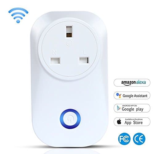 Smart Plug,Wireless Control Lights and Appliances from Phone, Manage Energy, Compatible with Amazon Alexa ,Google Home