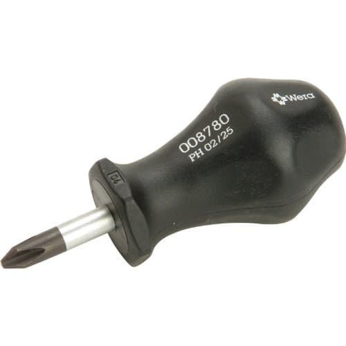 Advanced Wera Professional Range Kraftform 5.5 x 25mm Parallel Slotted Stubby Screwdriver [Pack of 1] --