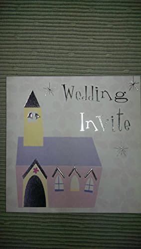 Wedding Invitation - 6 Cards & Envelopes