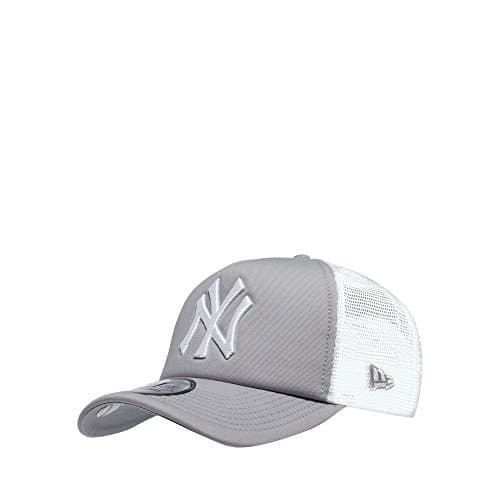Yankee Men Grey Embroidered Logo Baseball Hat One Size